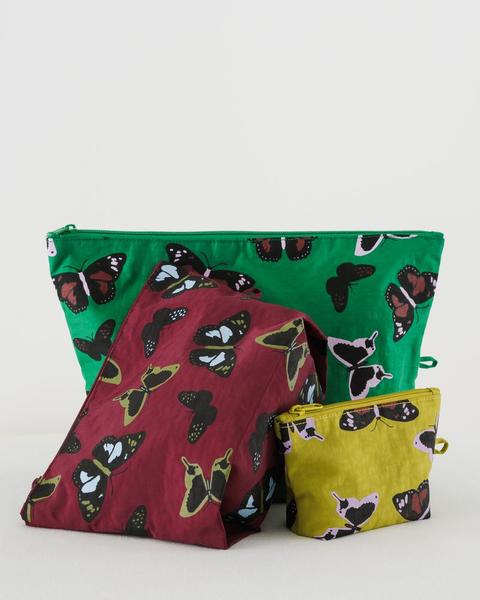 Baggu - Go Pouch Set - Fall Butterfly