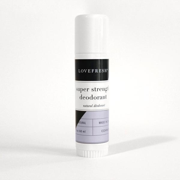 Lovefresh - Travel Size Deodorant Stick - Super Strength