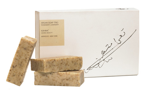 Kahina Giving Beauty Argan Soap Trio