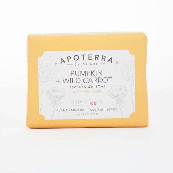 Apoterra Skincare - Pumpkin + Wild Carrot Complexion Soap