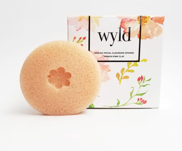 Wyld Skincare - French Pink Clay Konjac Sponge