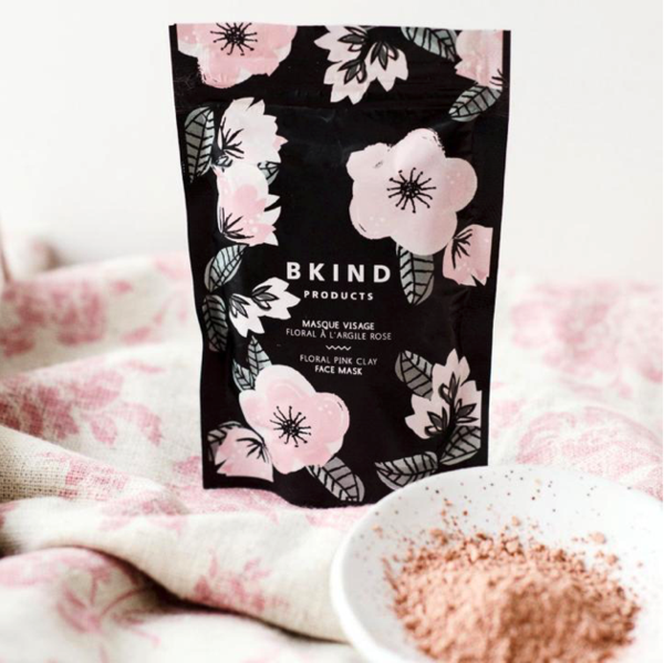 BKIND - Floral Pink Clay Face Mask