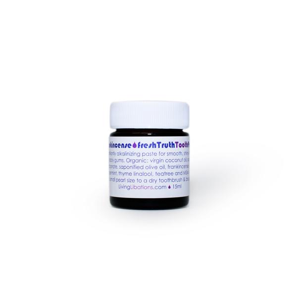 Living Libations - Frankincense Fresh Truth Toothpaste - Clementine Fields