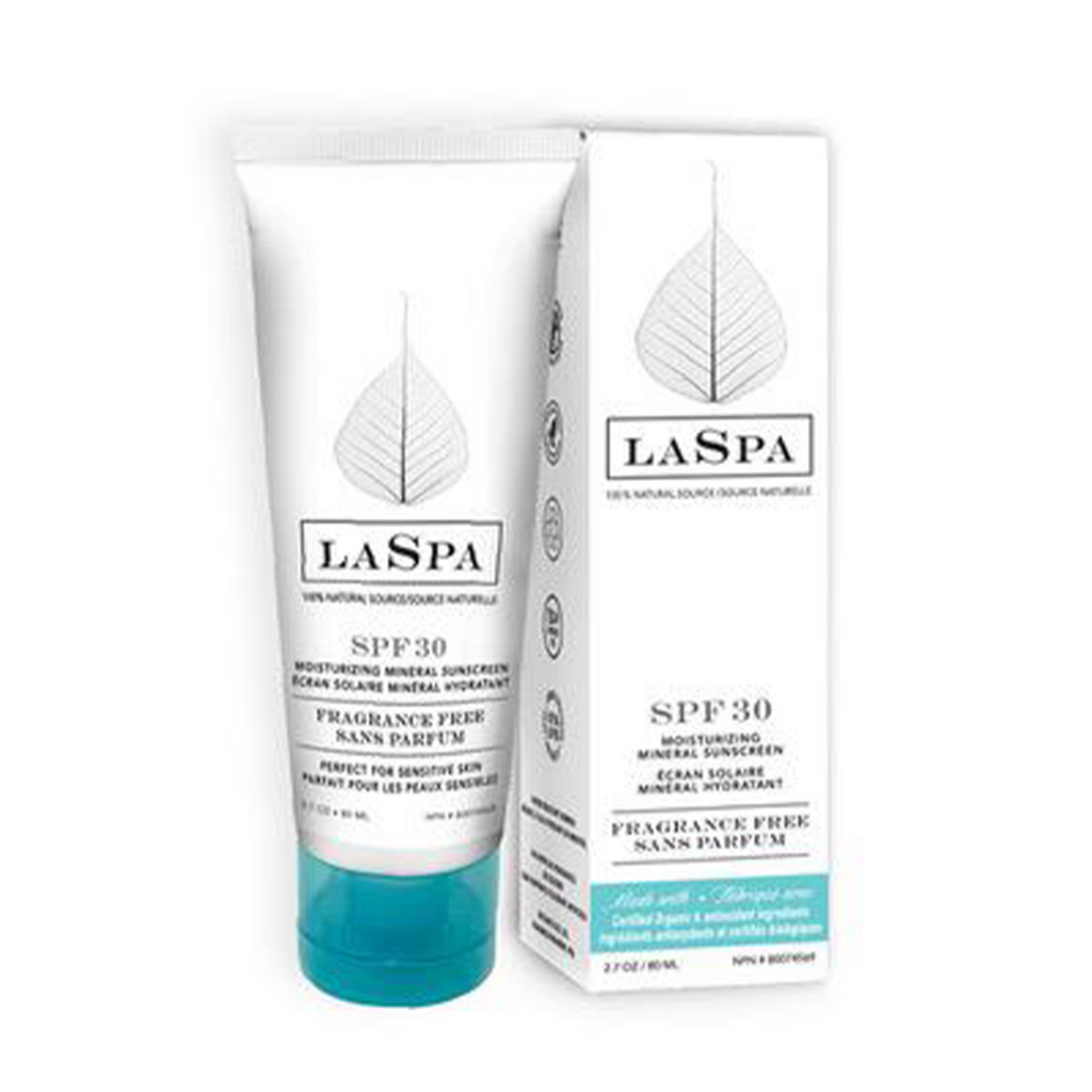 LASPA Naturals - Moisturizing Mineral Sunscreen SPF 30 - New Formula!